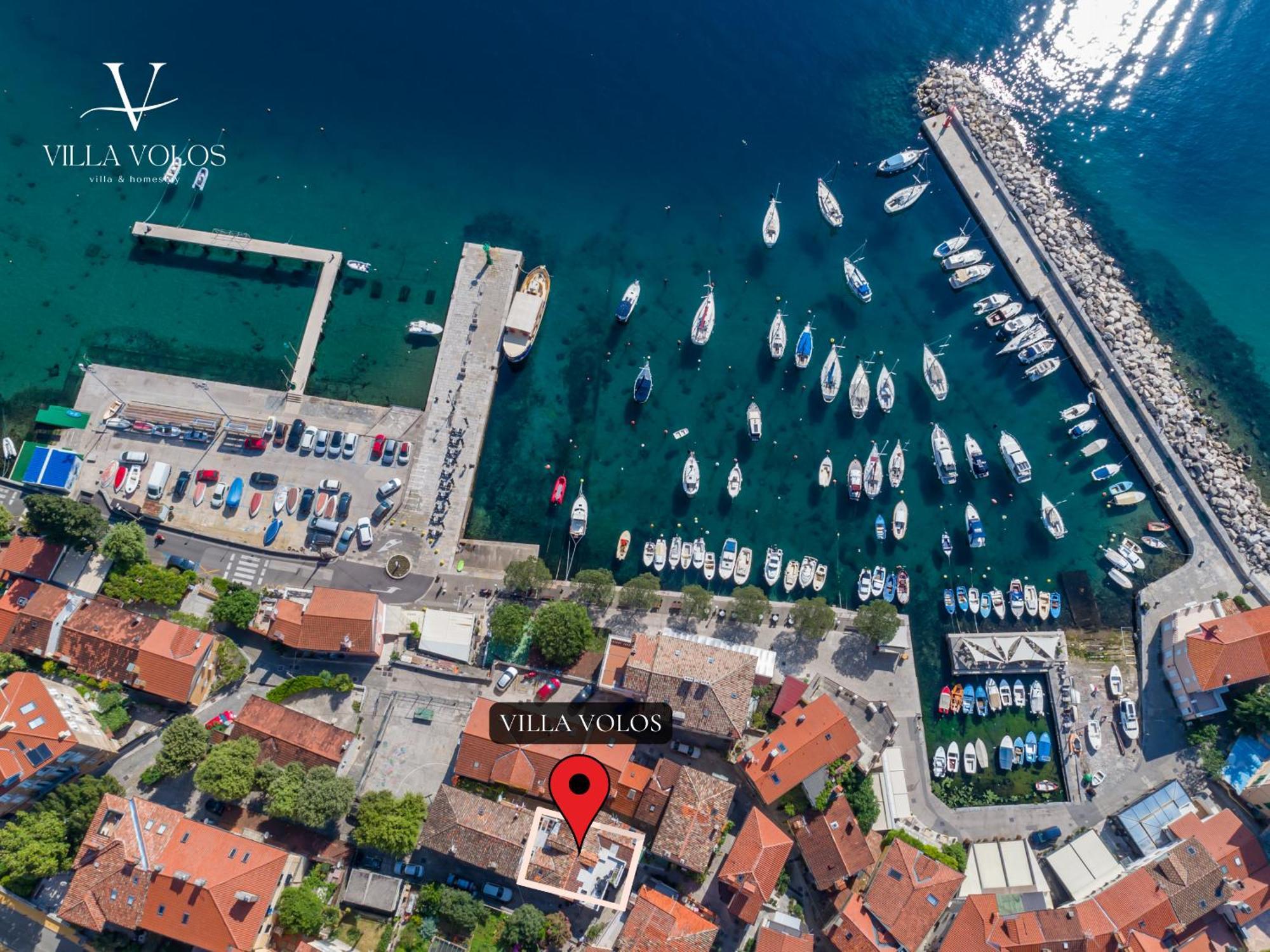 Villa Volos Apartment Karmen With Roof Terrace, Sea View, Free Private Parking Οπατία Εξωτερικό φωτογραφία