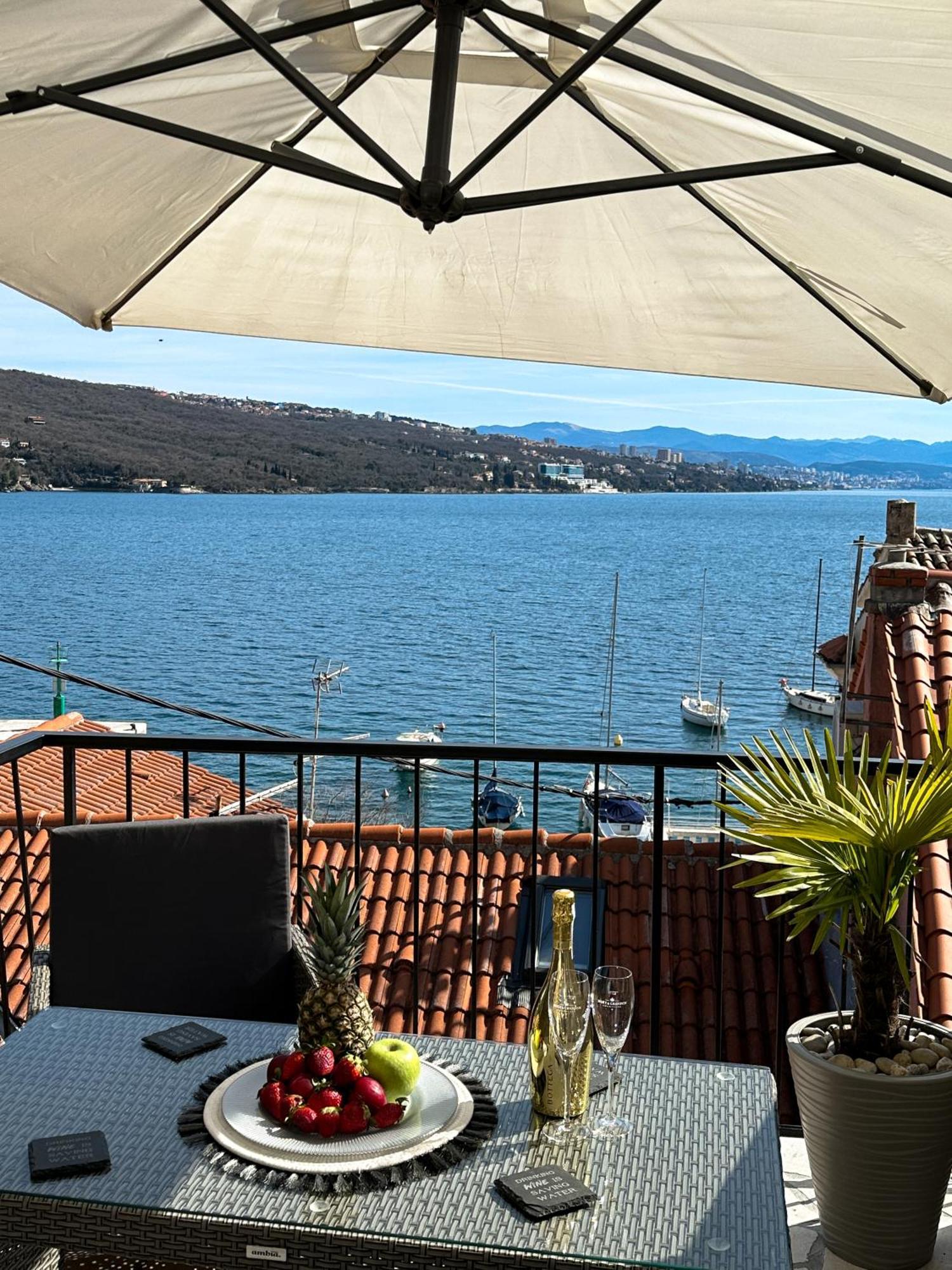 Villa Volos Apartment Karmen With Roof Terrace, Sea View, Free Private Parking Οπατία Εξωτερικό φωτογραφία